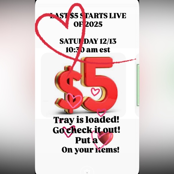 LIVE SATURDAY 12/13 at 10:30am est | 7:30am pct | Throw on a ♥️ To BE NOTIFIED - Picture 5 of 6